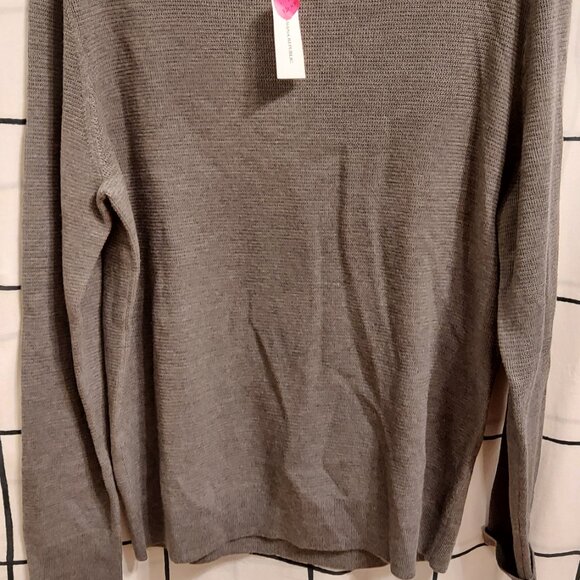 Banana Republic Grey NWT Men’s L Crew Neck Sweater - Picture 7 of 13